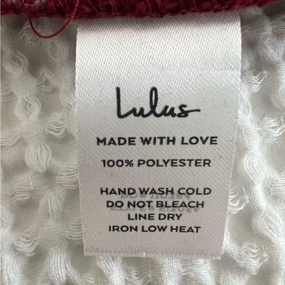 Lulu’s Spence Wine Red Plaid Mini Skirt - Picture 7 of 7